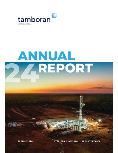 Vorschaubild Tamboran Resources Jahresbericht 2024