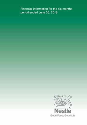Thumbnail Nestle Pakistan Financial Statement 2018-h1