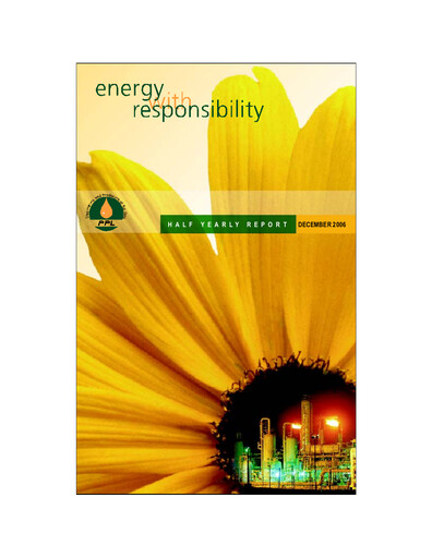 Thumbnail Pakistan Petroleum Half-year Report 2006-h1