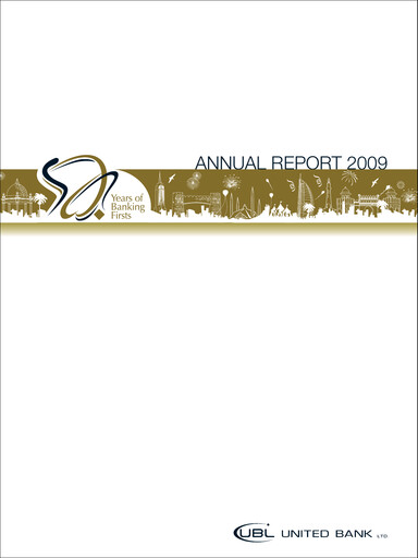 Miniature United Bank (Pakistan) Rapport annuel 2009