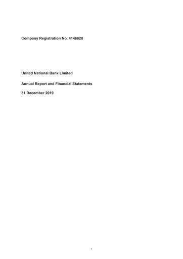 Thumbnail United Bank (Pakistan) Financial Statement 2019