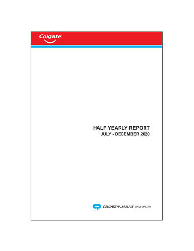 Thumbnail Colgate-Palmolive (Pakistan) Half-year Report 2020-h1