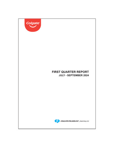 Thumbnail Colgate-Palmolive (Pakistan) Quarterly Report 2025-q1