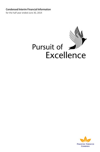 Thumbnail Pakistan Tobacco Company Financial Statement 2014-h1