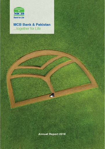 Thumbnail MCB Bank Pakistan Annual Report 2018