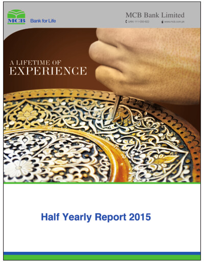Thumbnail MCB Bank Pakistan Half-year Report 2015-h1
