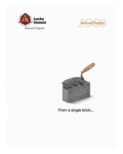 Thumbnail Lucky Cement Annual Report 2009