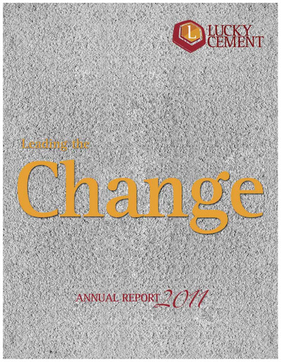 Thumbnail Lucky Cement Annual Report 2011