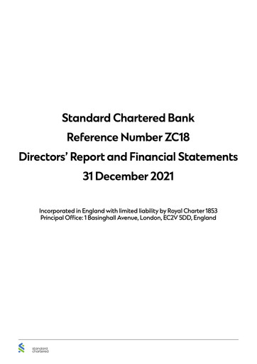 Thumbnail Standard Chartered Bank (Pakistan) Financial Statement 2021