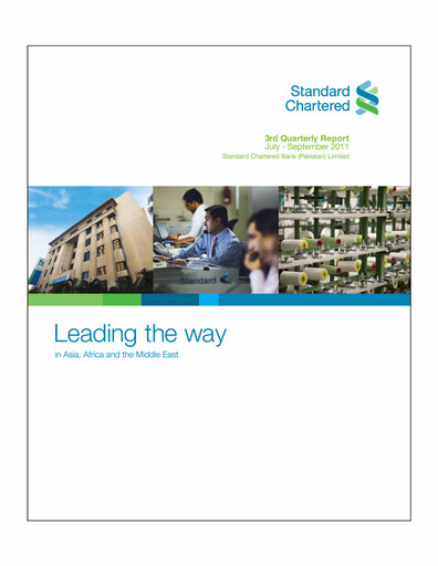 Thumbnail Standard Chartered Bank (Pakistan) Quarterly Report 2011-q3