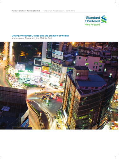 Thumbnail Standard Chartered Bank (Pakistan) Quarterly Report 2014-q1