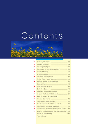 Thumbnail Fauji Fertilizer Company Annual Report 2003