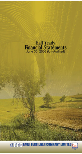 Thumbnail Fauji Fertilizer Company Financial Statement 2006-h1