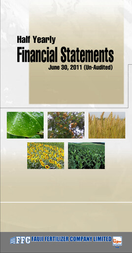 Thumbnail Fauji Fertilizer Company Financial Statement 2011-h1