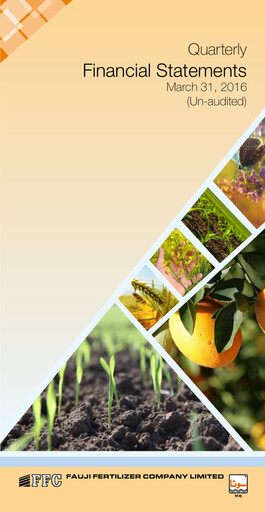Thumbnail Fauji Fertilizer Company Quarterly Report 2016-q1