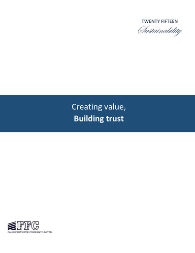 Thumbnail Fauji Fertilizer Company Sustainability Report 2015