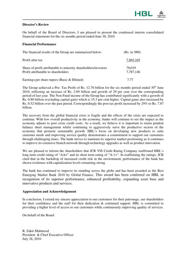 Thumbnail Habib Bank Half-year Report 2010-h1