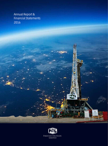 Thumbnail Pakistan Oilfields Limited Annual Report 2016