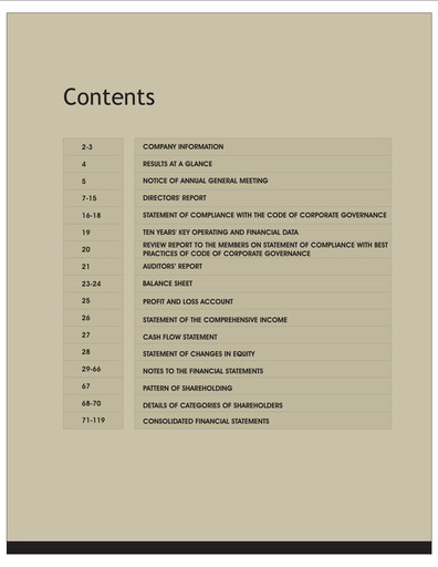 Thumbnail Bestway Cement Annual Report 2012