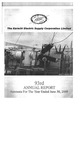 Thumbnail K-Electric Annual Report 2005