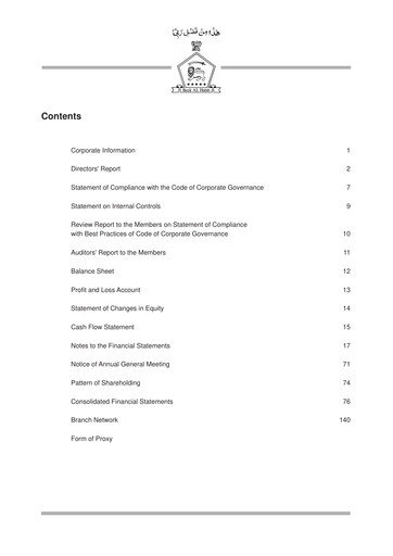 Thumbnail Bank AL Habib Annual Report 2006