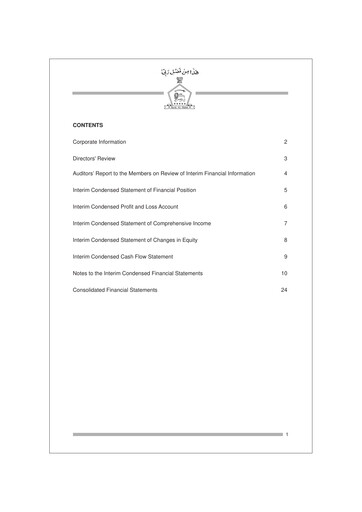 Thumbnail Bank AL Habib Financial Statement 2012-h1