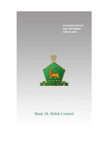 Thumbnail Bank AL Habib Financial Statement 2023-h1