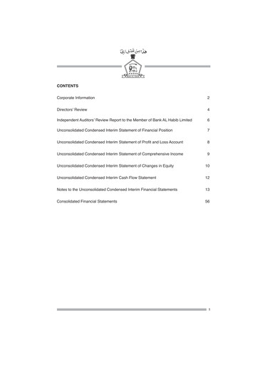 Thumbnail Bank AL Habib Financial Statement 2025-h1