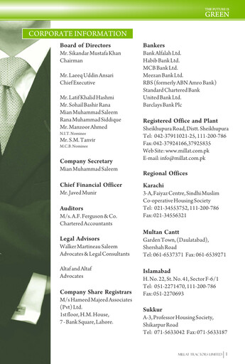 Thumbnail Millat Tractors Quarterly Report 2011-q1