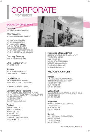 Thumbnail Millat Tractors Quarterly Report 2012-q3