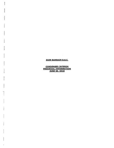 Thumbnail Zain Bahrain Financial Statement 2018-h1