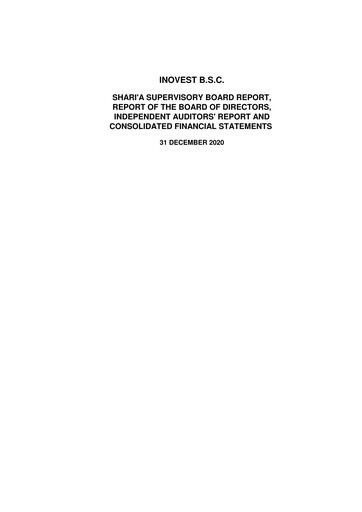 Thumbnail INOVEST Financial Statement 2020