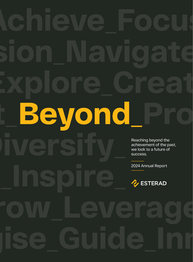 Thumbnail Esterad Investment Company Annual Report 2024
