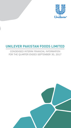 Thumbnail Unilever Pakistan Foods Financial Statement 2017-q3