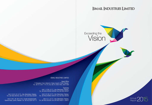 Thumbnail Ismail Industries Annual Report 2015
