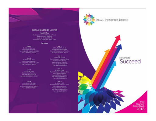 Thumbnail Ismail Industries Quarterly Report 2018-q3