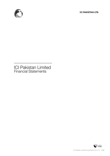 Thumbnail Lucky Core Industries (LCI) Financial Statement 2016