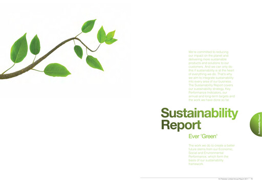 Thumbnail Lucky Core Industries (LCI) Sustainability Report 2011