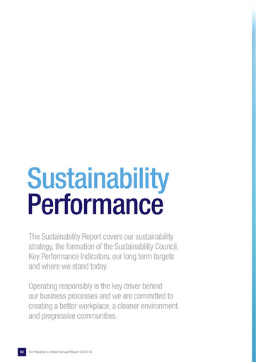 Thumbnail Lucky Core Industries (LCI) Sustainability Report 2014