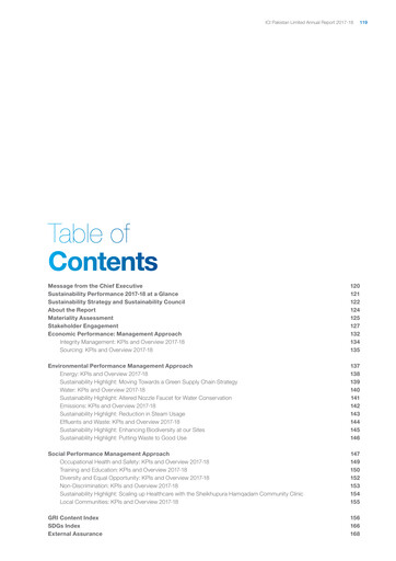 Thumbnail Lucky Core Industries (LCI) Sustainability Report 2018