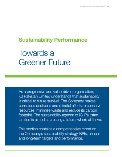 Thumbnail Lucky Core Industries (LCI) Sustainability Report 2021