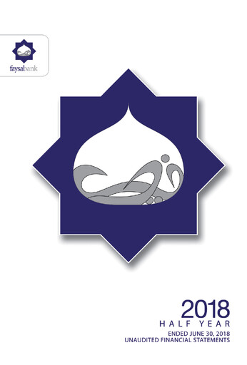 Thumbnail Faysal Bank Financial Statement 2018-h1