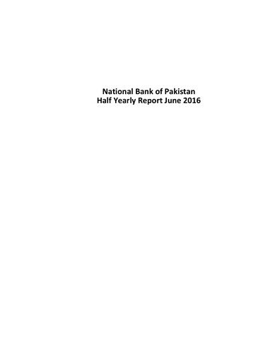 Thumbnail National Bank of Pakistan Financial Statement 2016-h1