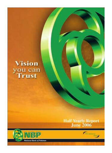 Thumbnail National Bank of Pakistan Half-year Report 2006-h1