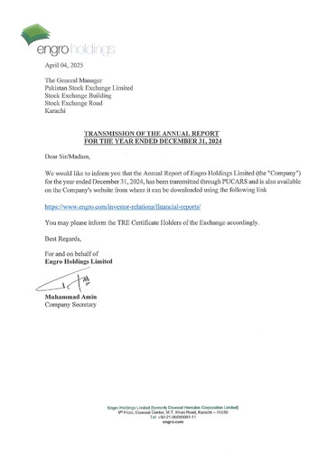 Vorschaubild Dawood Hercules Corporation Jahresbericht 2024