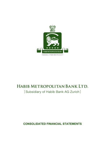 Thumbnail Habib Metropolitan Bank Financial Statement 2018