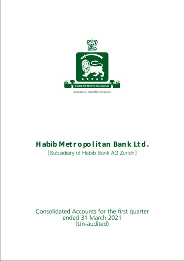 Thumbnail Habib Metropolitan Bank Quarterly Report 2021-q1