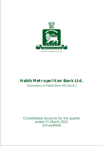 Thumbnail Habib Metropolitan Bank Quarterly Report 2022-q1
