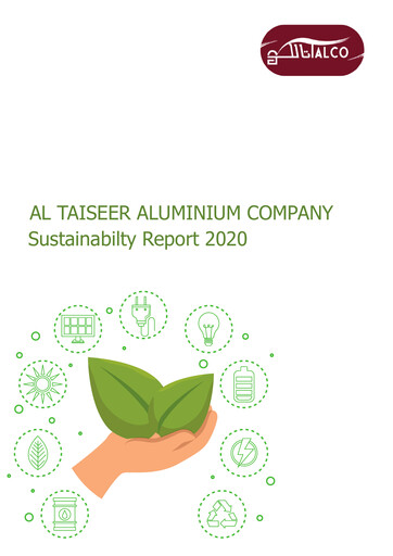 Thumbnail Al Taiseer Group TALCO Industrial Company Sustainability Report 2020