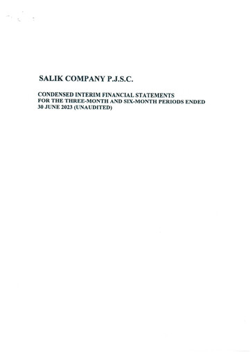 Thumbnail Salik Company Financial Statement 2023-h1